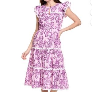 Women’s Sail to Sable dress flutter sleeve size small NWT
